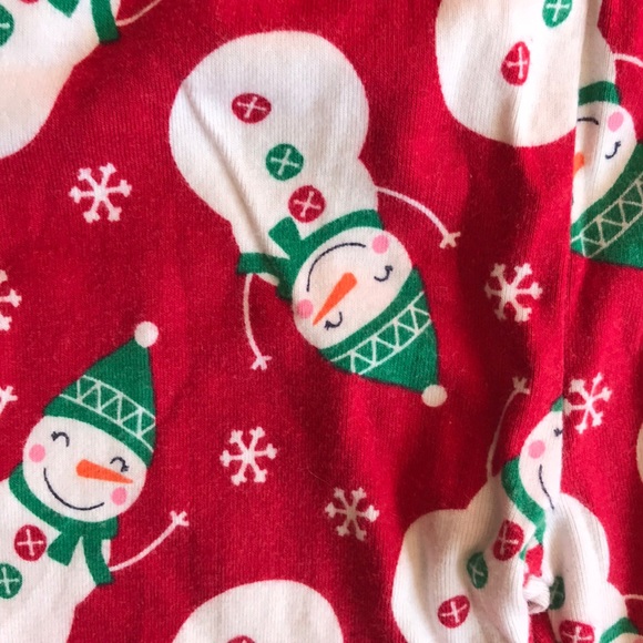⛄️ Gymboree Snowman Pajamas Size 3 ⛄️ - Picture 3 of 7
